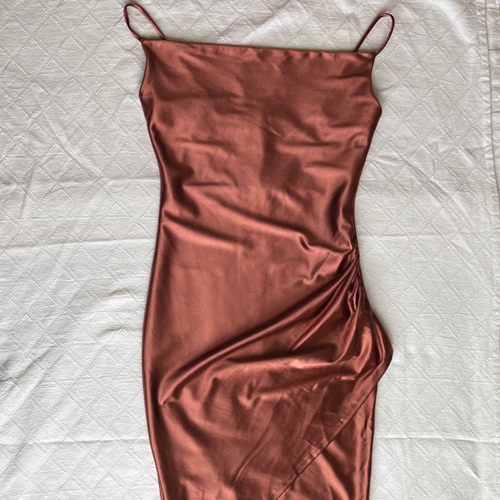 Joe & Elle Copper Midi Dress
